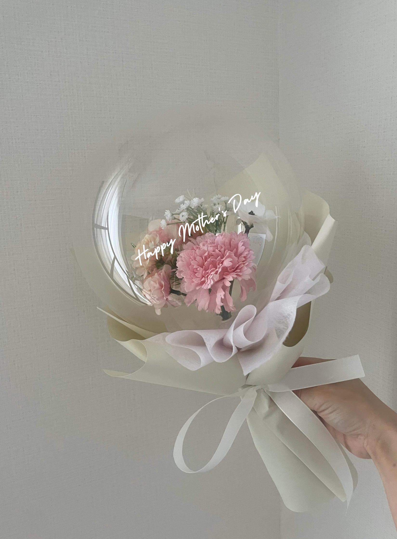 【誕生日・結婚式・母の日ギフト】バルーンフラワー ブーケ Sサイズ -01-