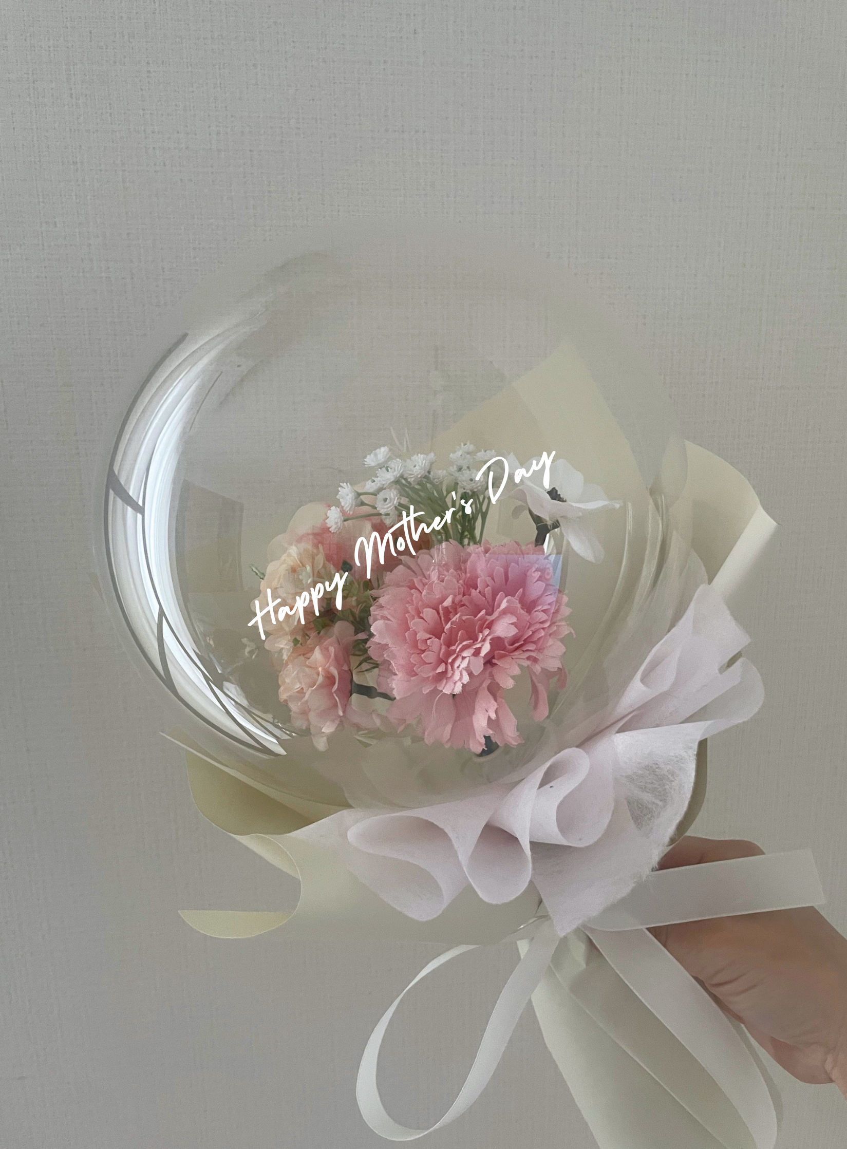 【誕生日・結婚式・母の日ギフト】バルーンフラワー ブーケ Sサイズ -01-