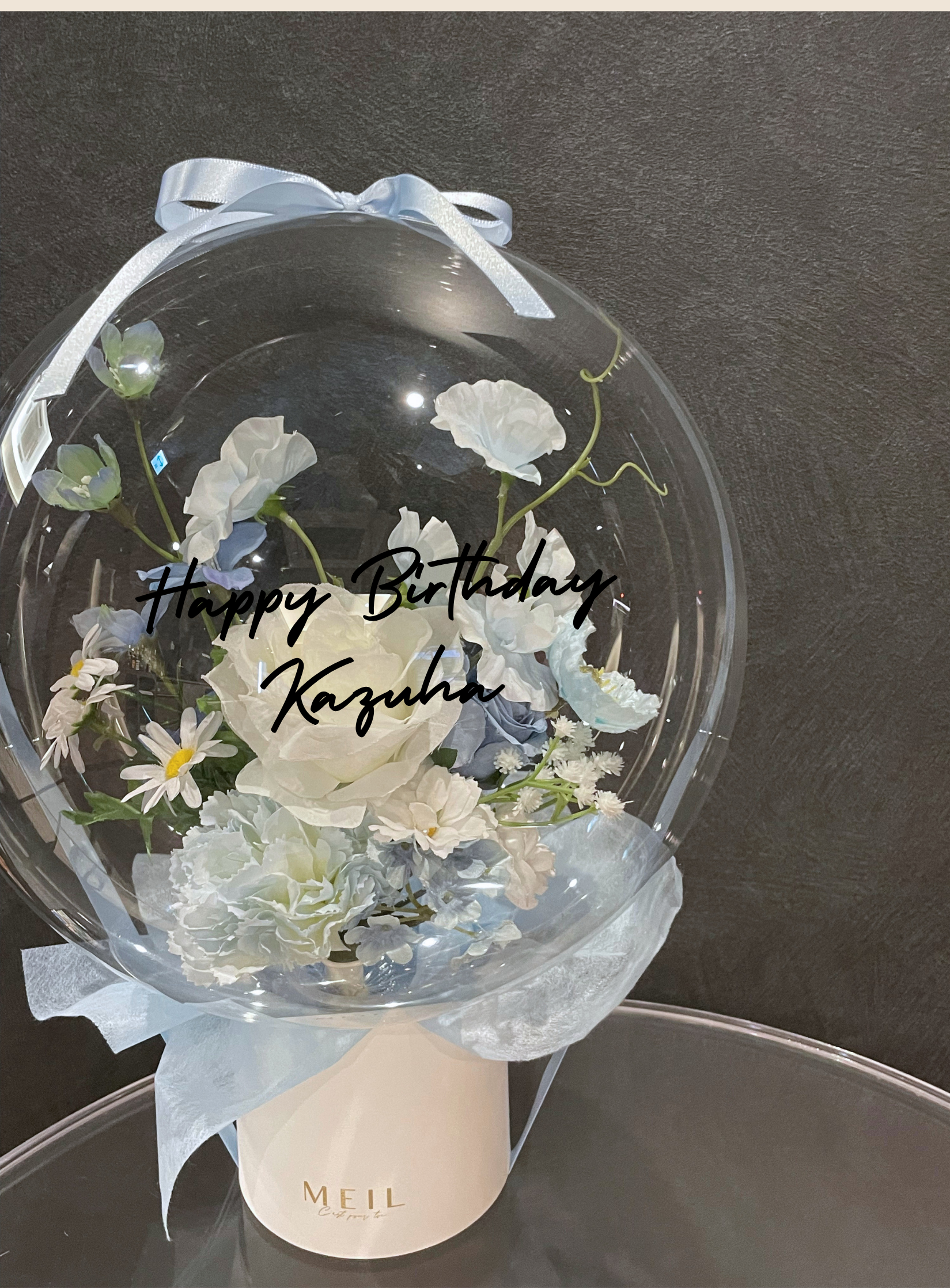 【誕生日・結婚式・母の日ギフト】バルーンフラワー ボックス Mサイズ -12-