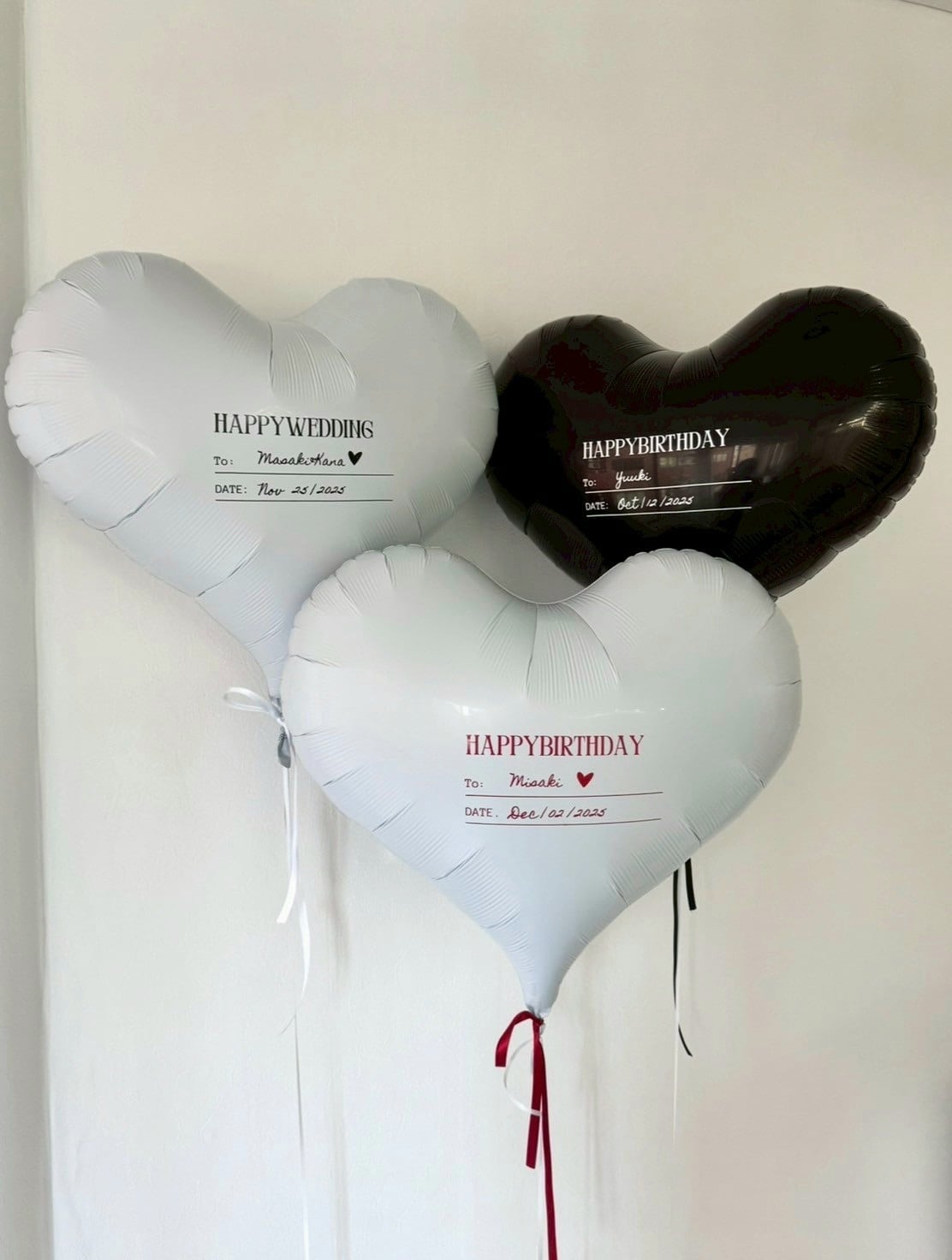letter heart balloon-BIG size-【全2色】