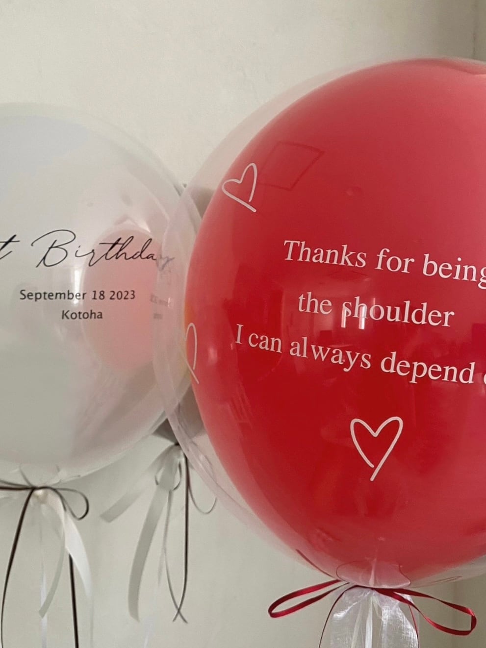 custom float balloon -SMALL size-【マークオプションver】【全42色】【カスタマイズ】