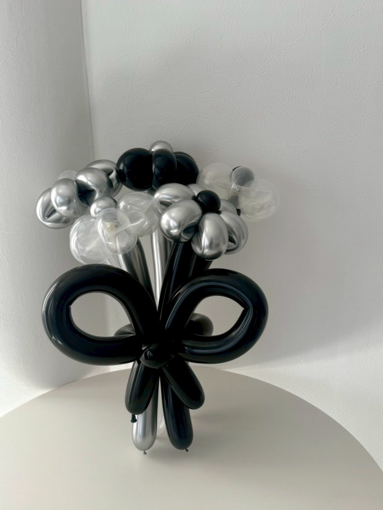 balloon flower bouquet 5本 -リボンver-【全7色】