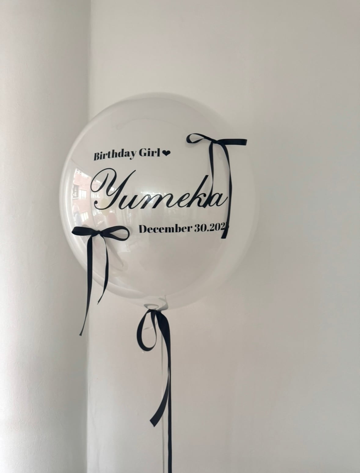 ribbon design 01 float balloon -BIG size-【カラー変更可】