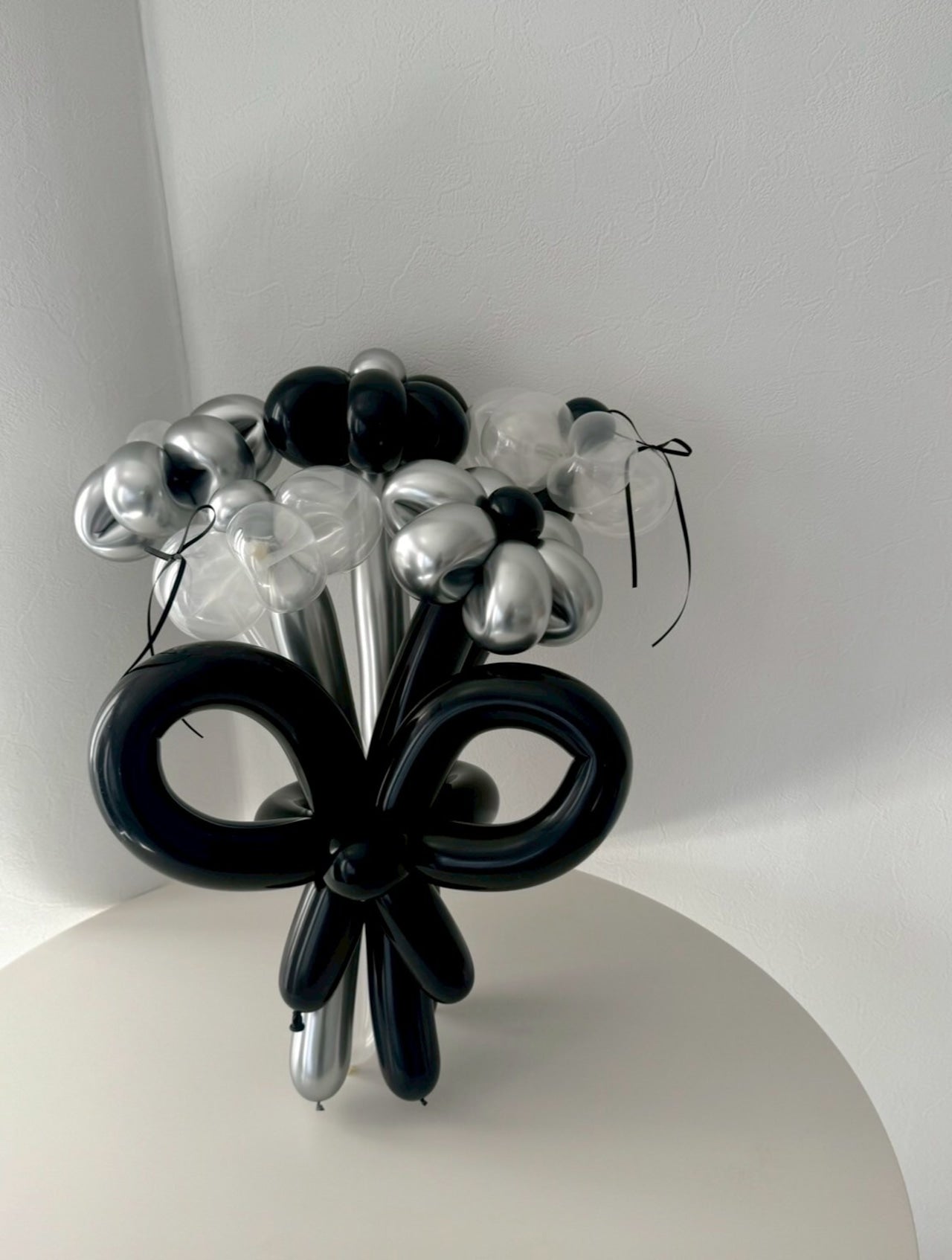 balloon flower bouquet 5本  -リボンver-【サテンリボン付き】【全7色】