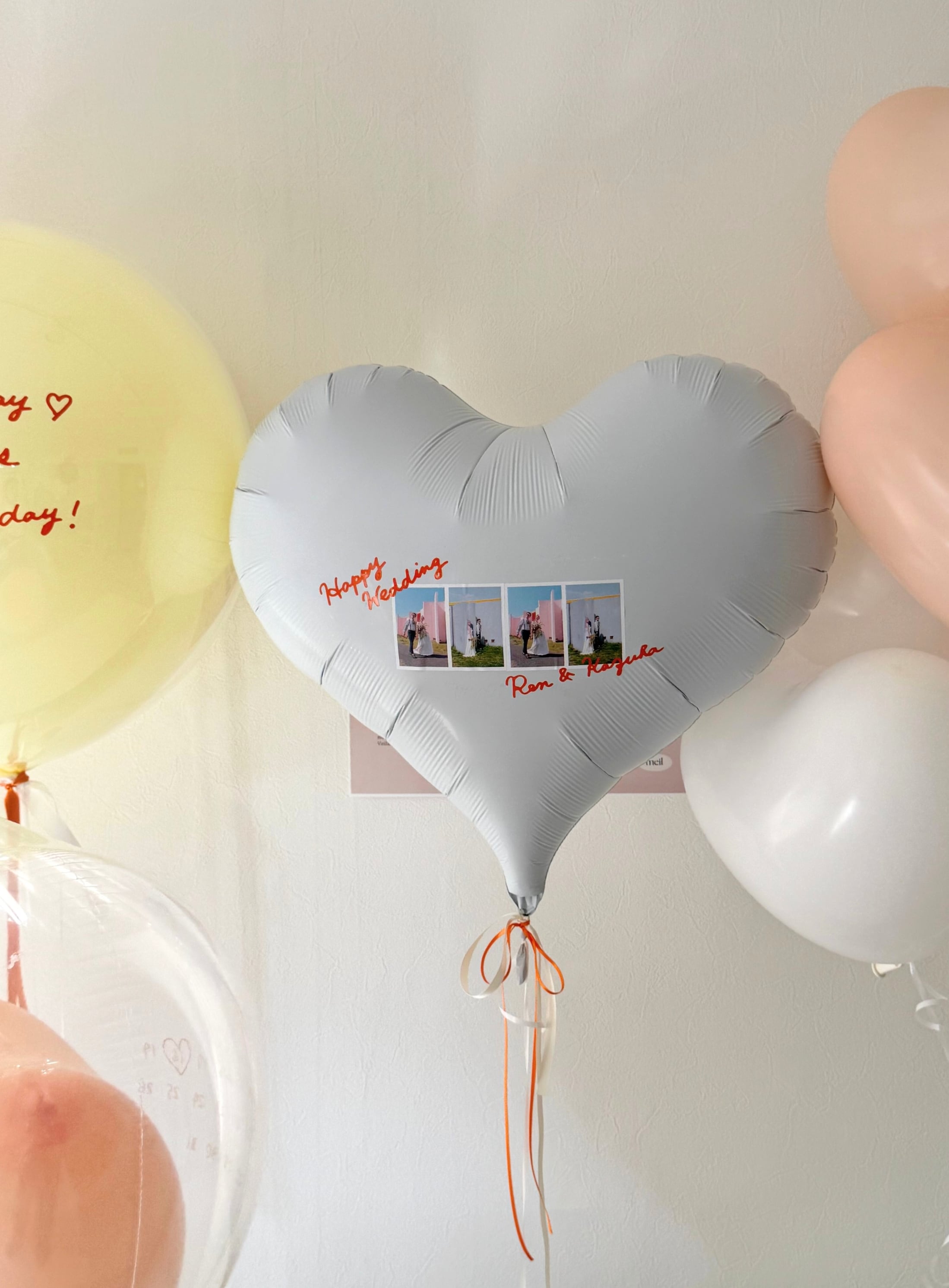 photo balloon - BIG size -【カスタマイズ】【全2色】
