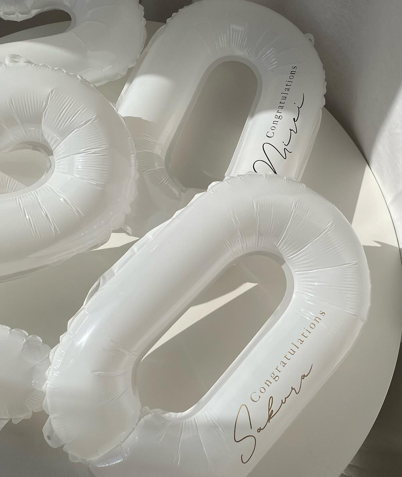 Number balloon-SMALL size-《文字入れあり》