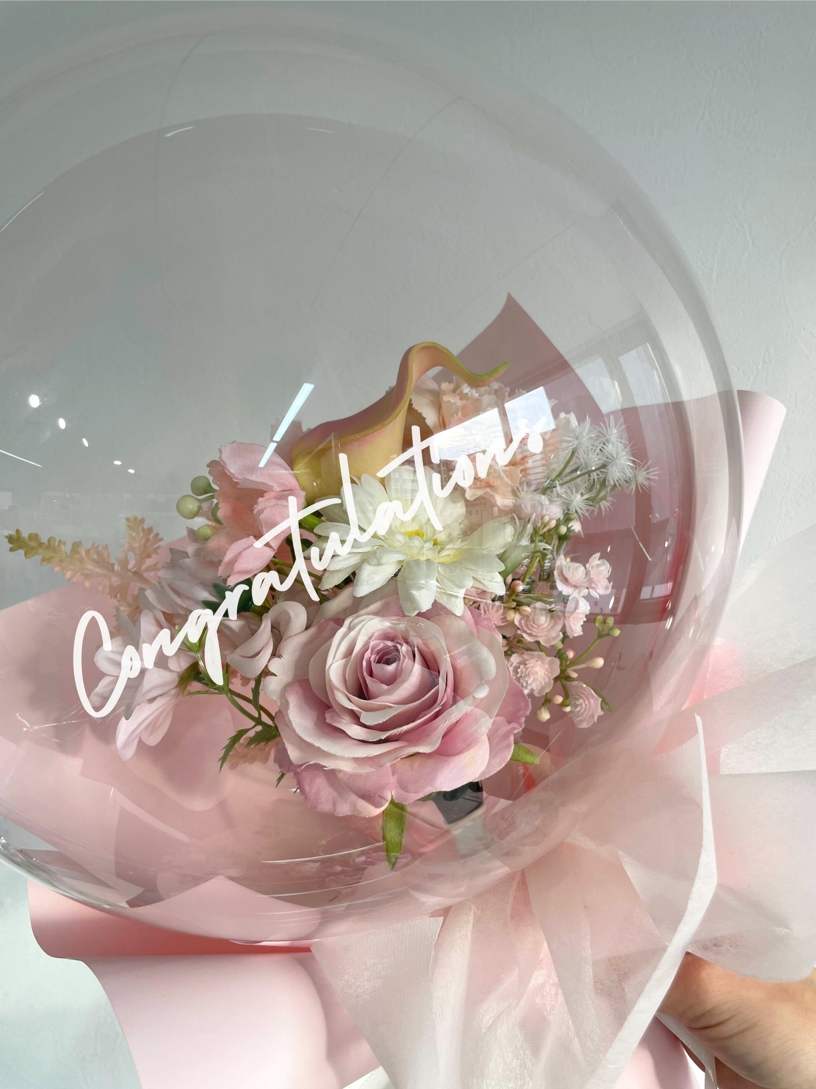 balloon flower bouquet medium size -03-