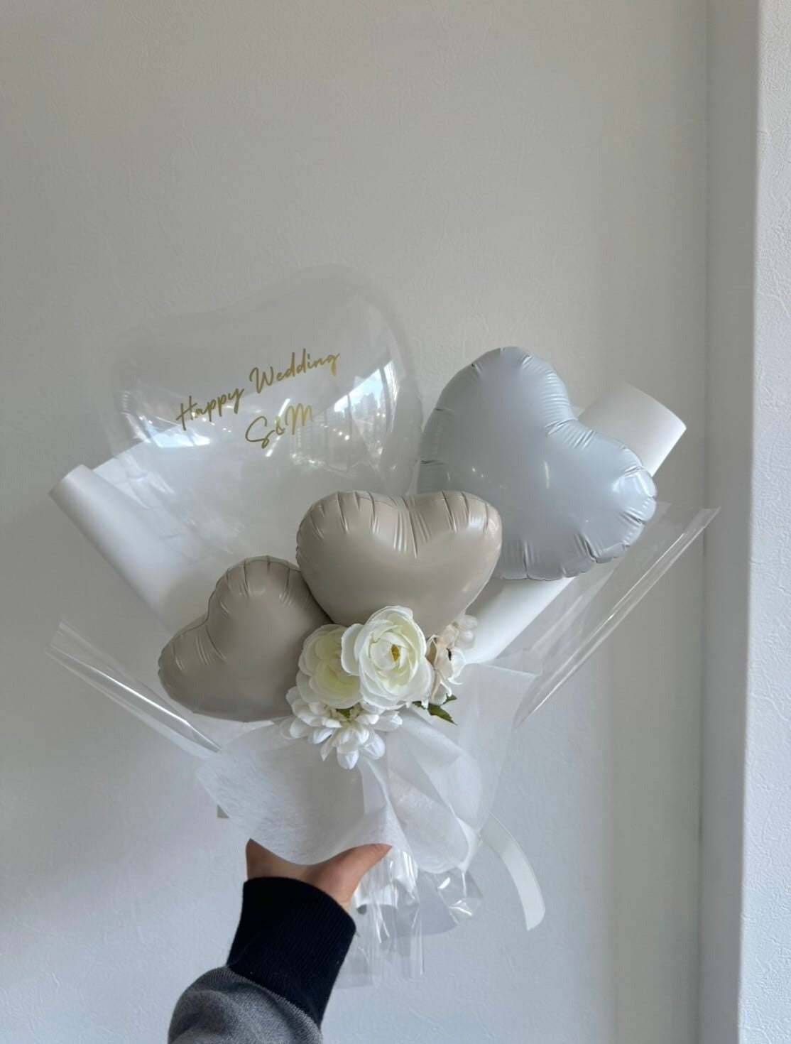 belle Heart  balloon mini bouquet 【全10色】
