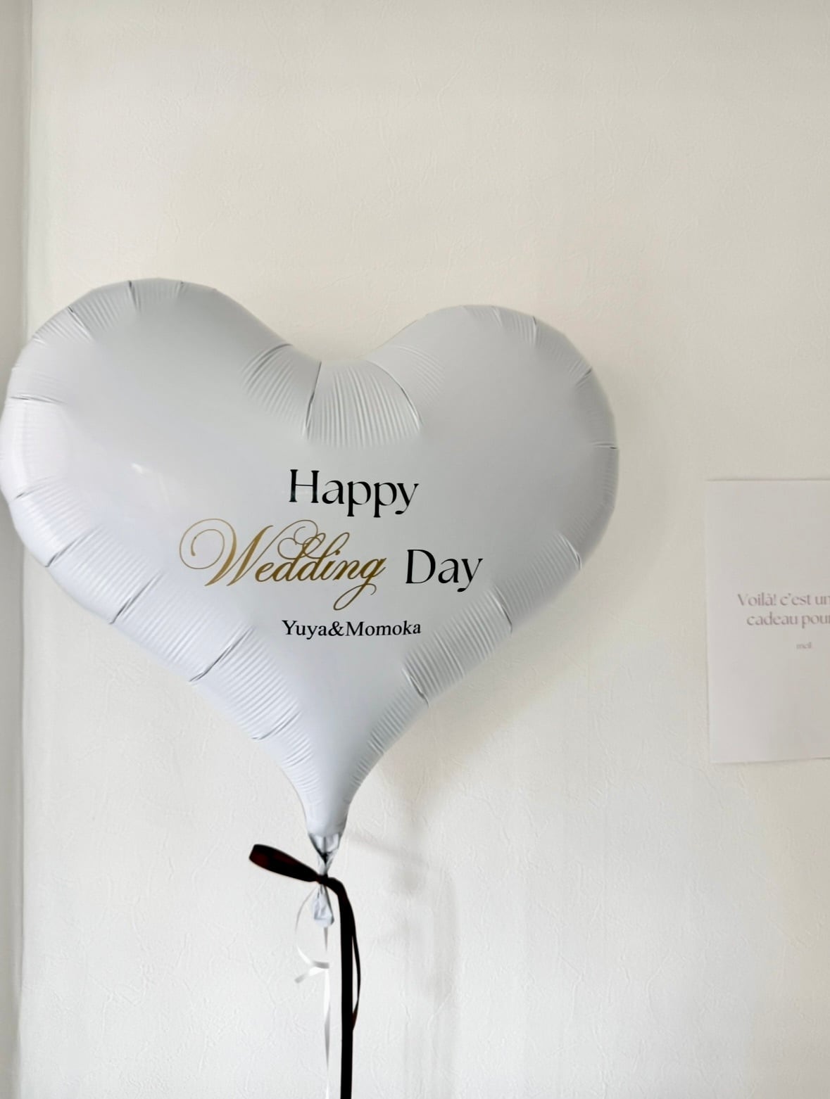 design 04 heart balloon-BIG size-【全2色】【ウェディング】