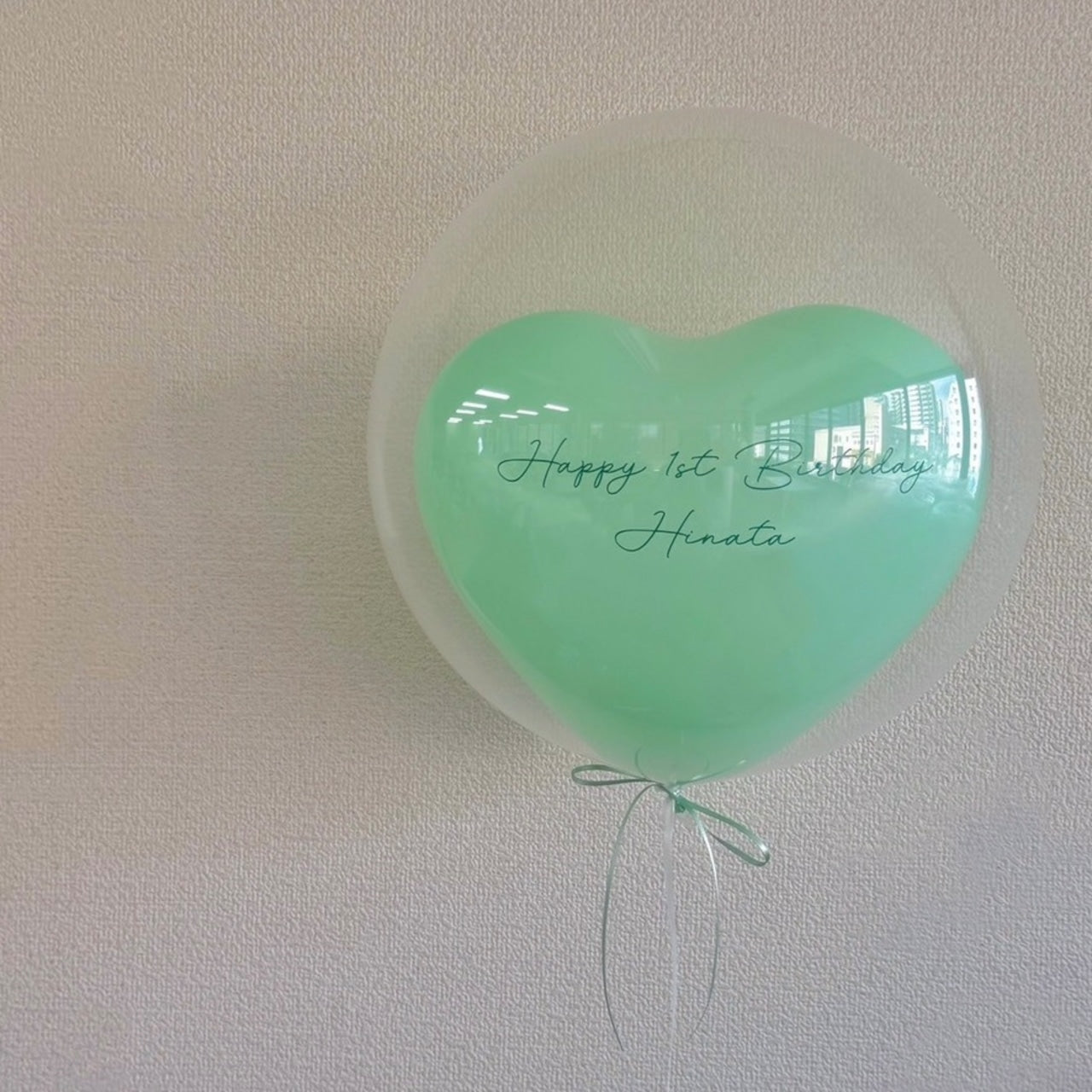 Heart clear float balloon  -SMALL size-【全9色】