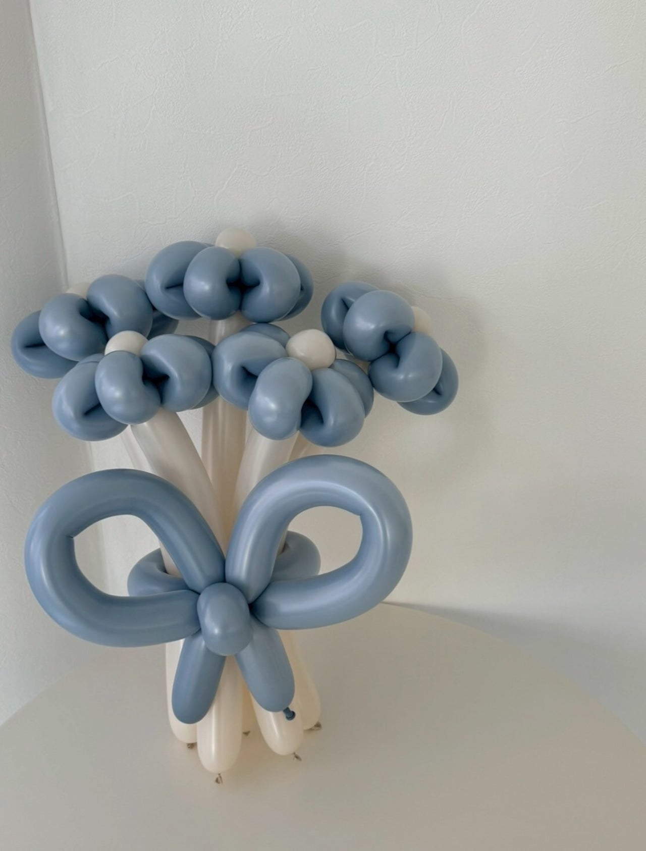 balloon flower bouquet 5本 -リボンver-【全7色】