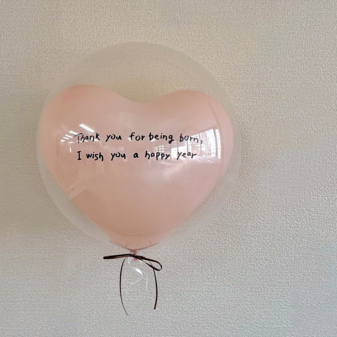 Heart clear float balloon  -SMALL size-【全9色】