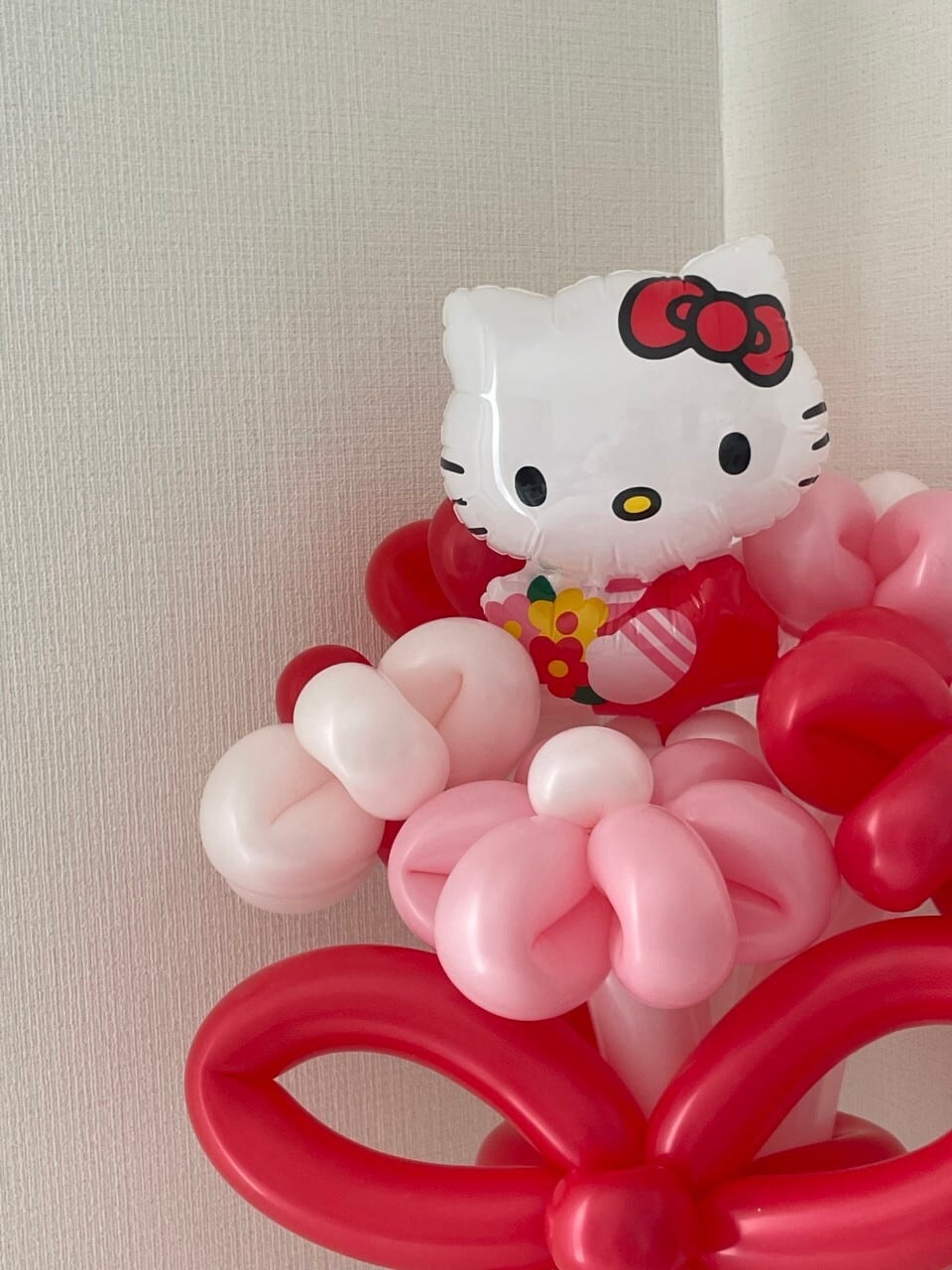 character balloon flower bouquet -01-