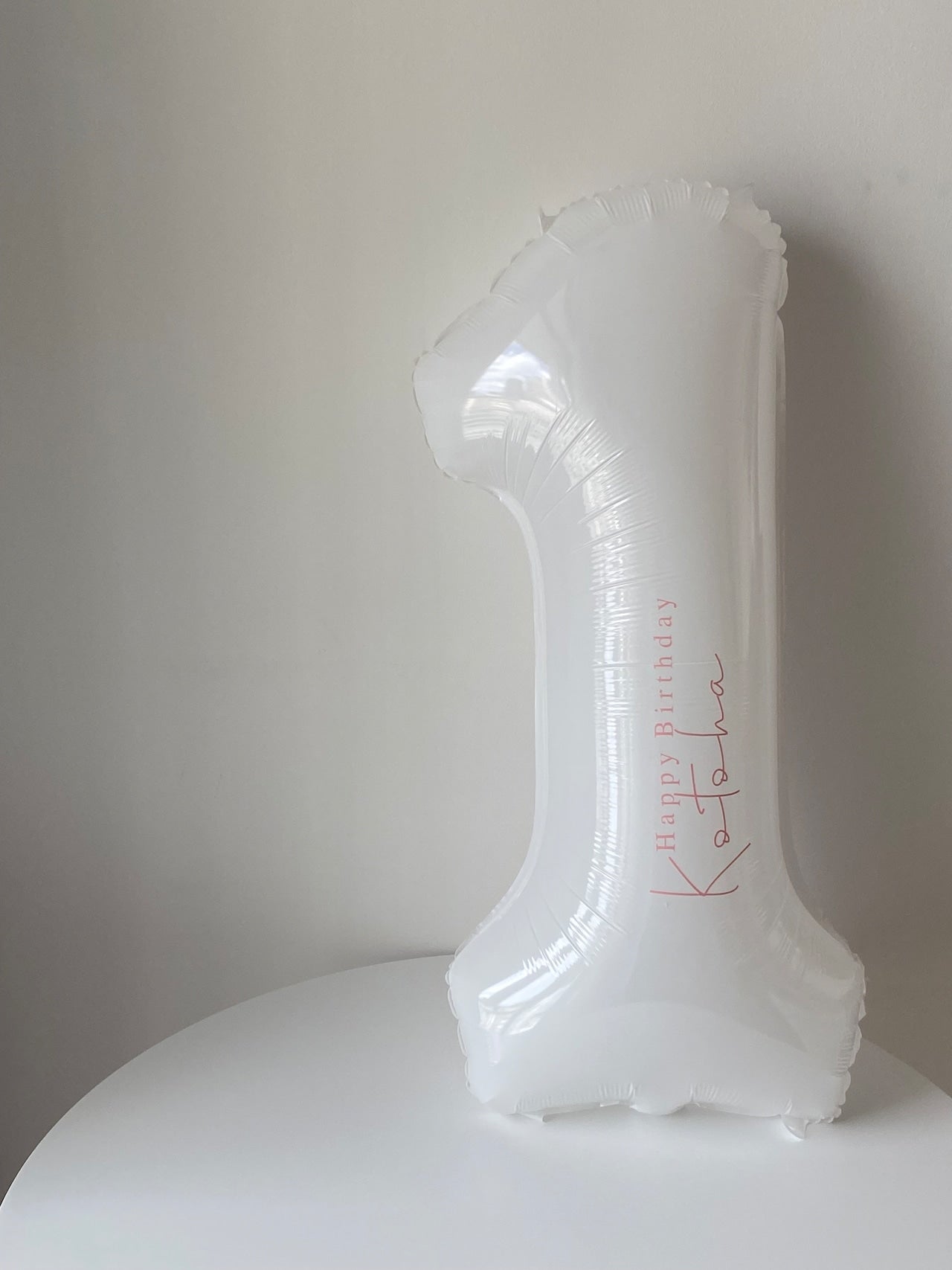 Number balloon -BIG size-《文字入れなし》【全7色】