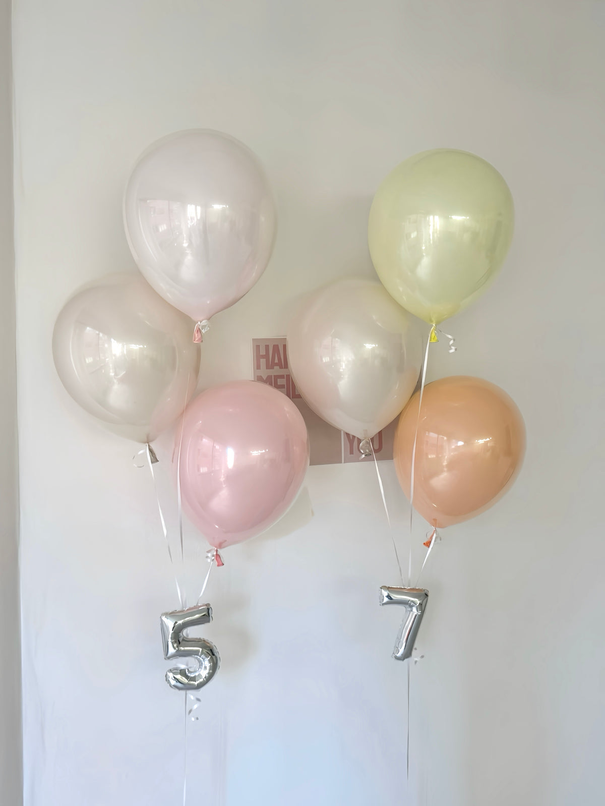 oval balloon 3set ナンバーバルーン 【カスタマイズ】