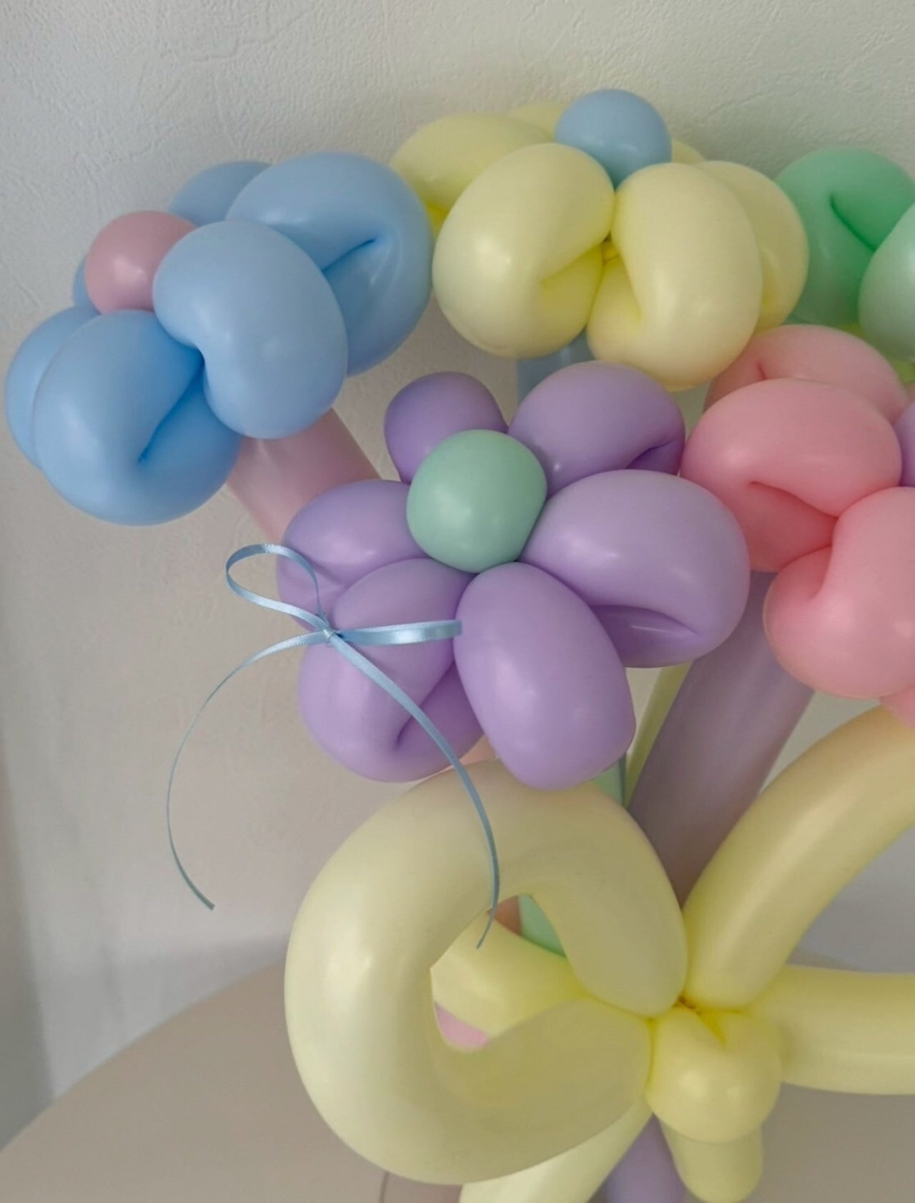 balloon flower bouquet 5本  -リボンver-【サテンリボン付き】【全7色】