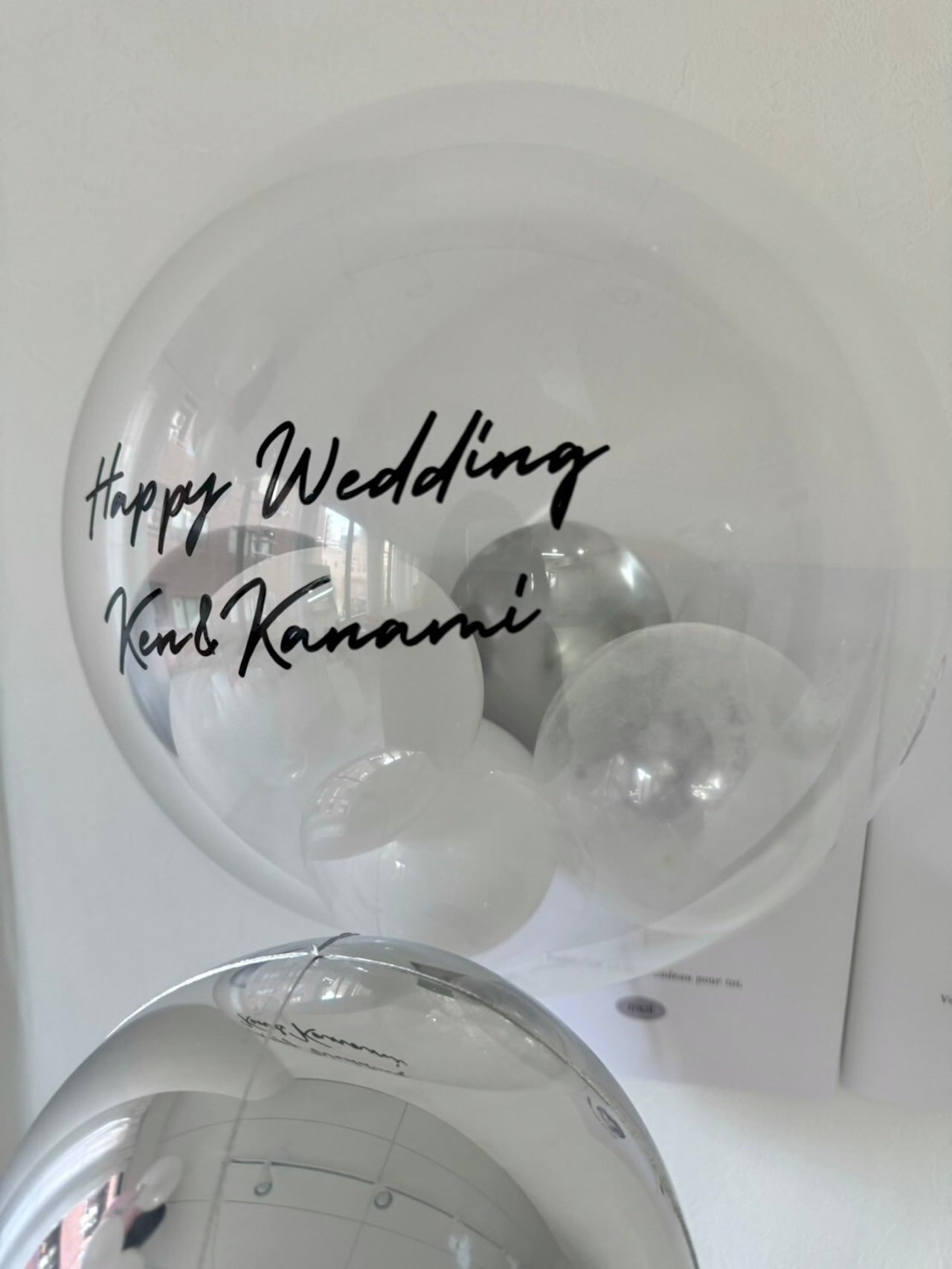 clear round balloon 2SET -SMALL size-【全6色】