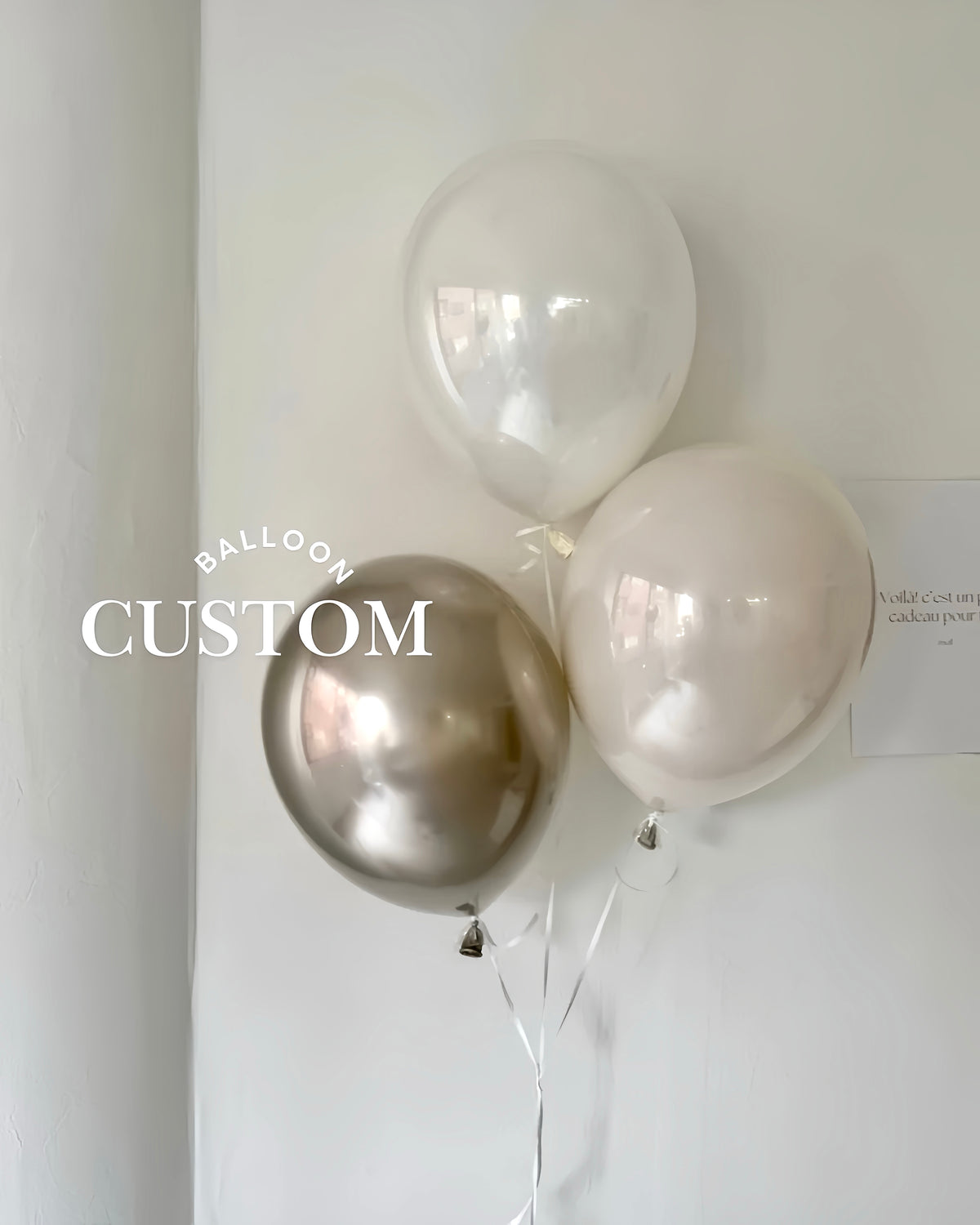 oval balloon 3SET【カスタマイズ】