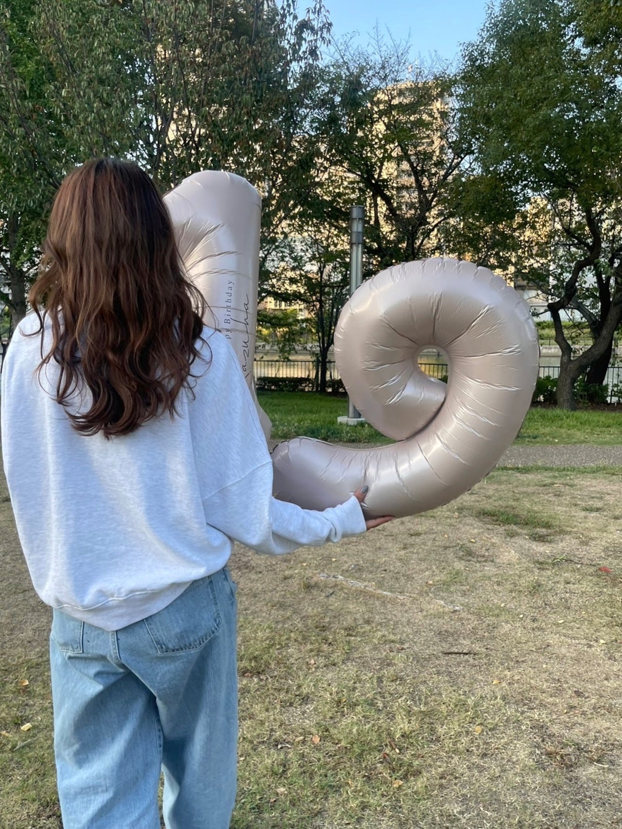 Number balloon -BIG size-《文字入れなし》【全7色】