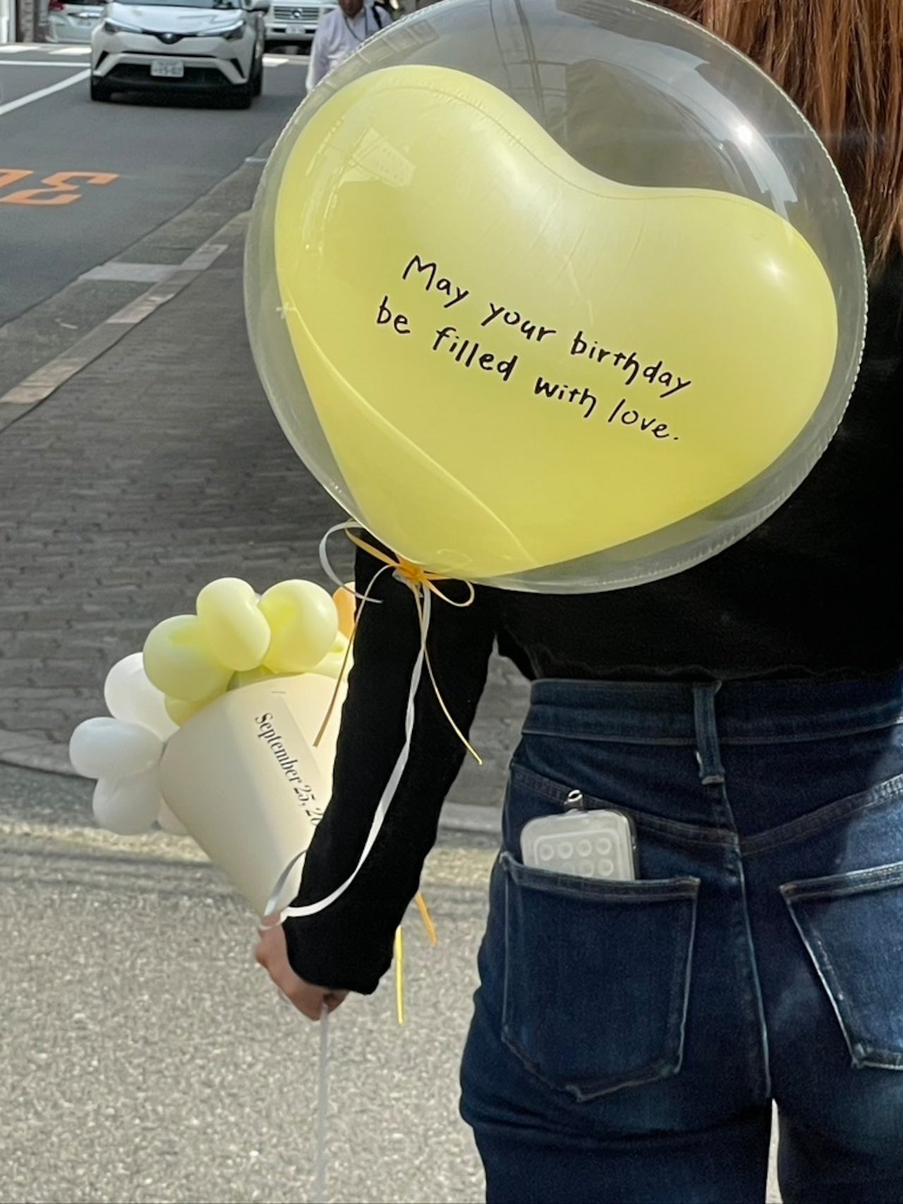 Heart clear float balloon  -SMALL size-【全9色】