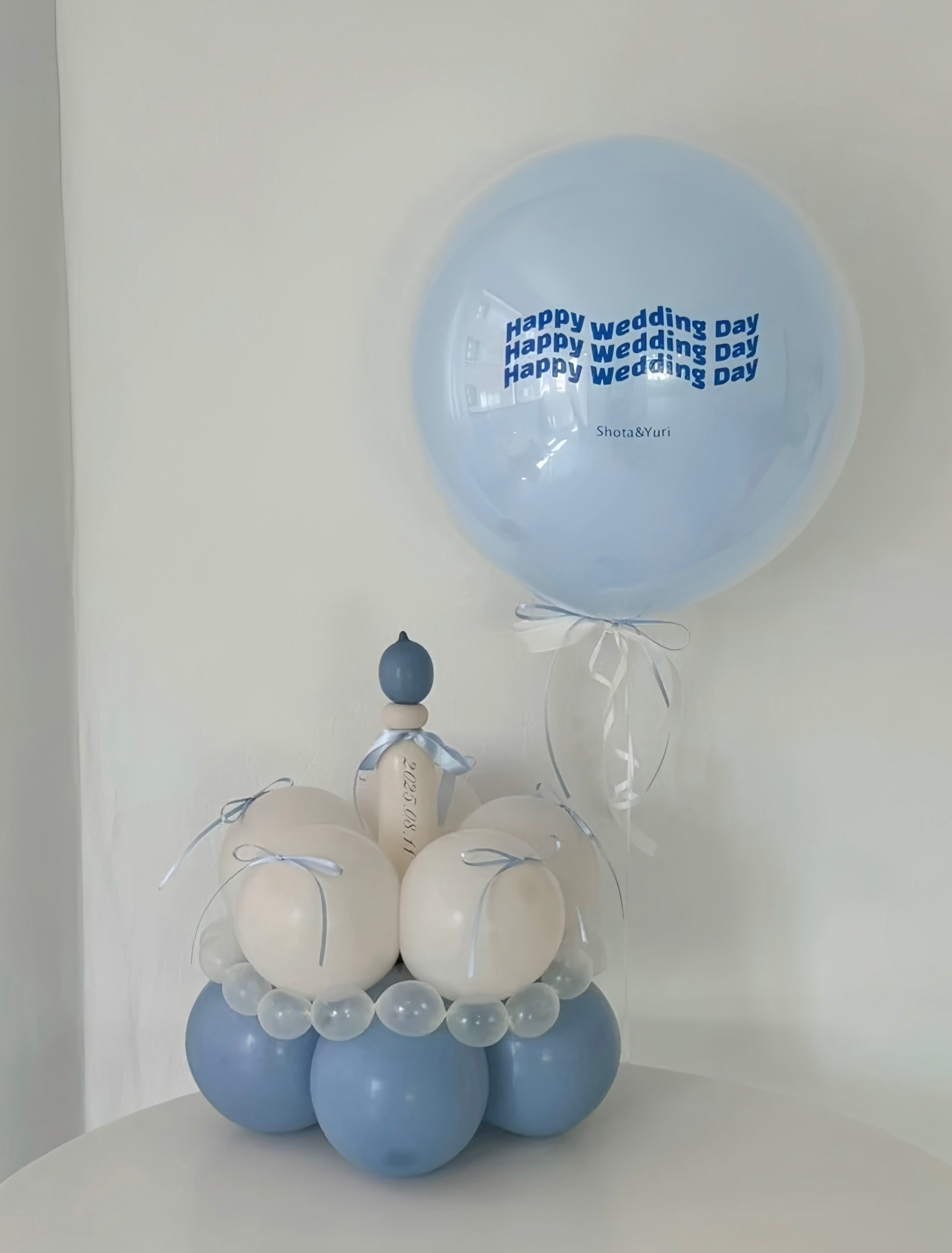 blue color balloon 2SET【セット商品】【カラー変更可】