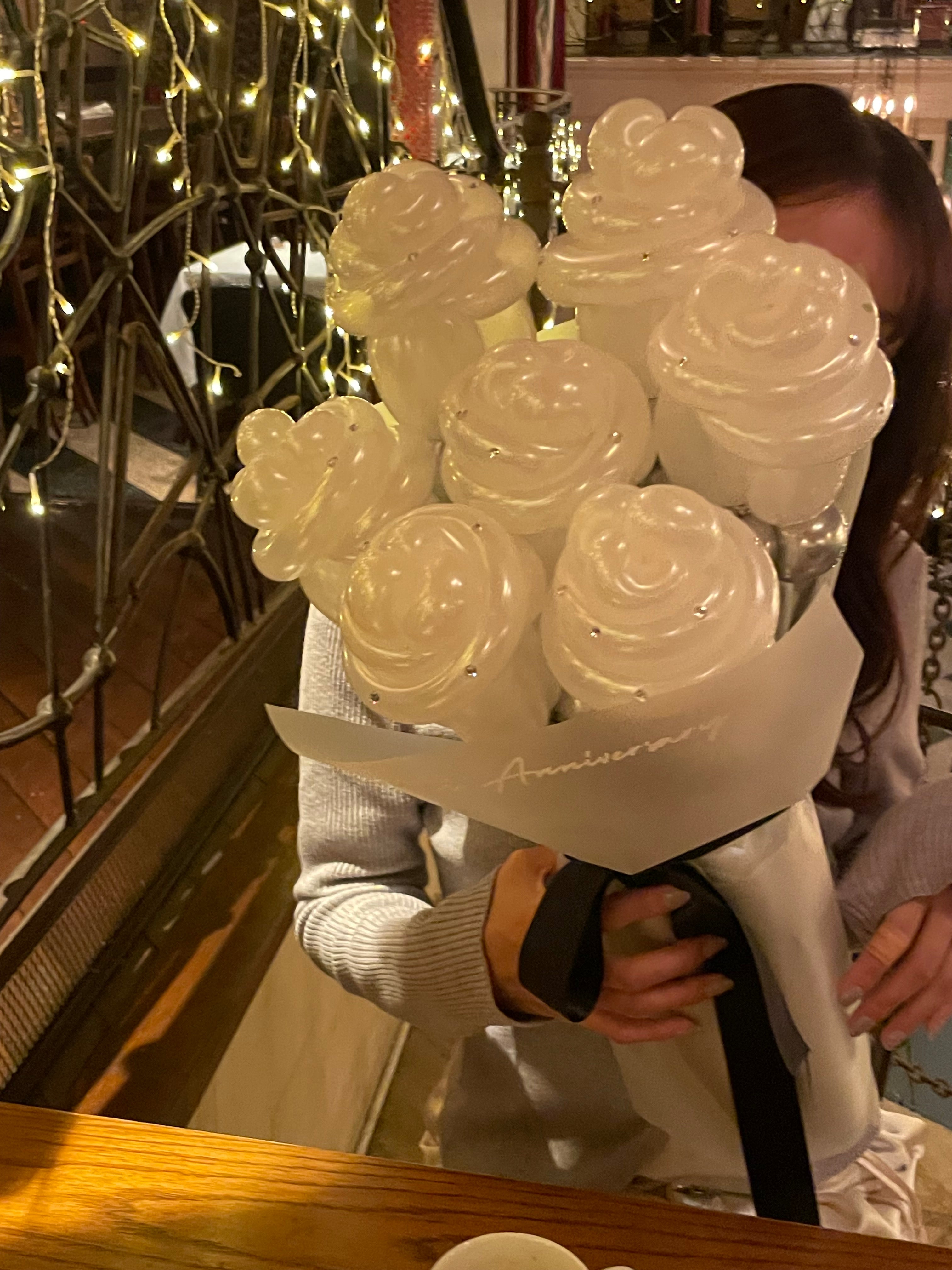 rose balloon bouquet ラインストーン付き【全7色】