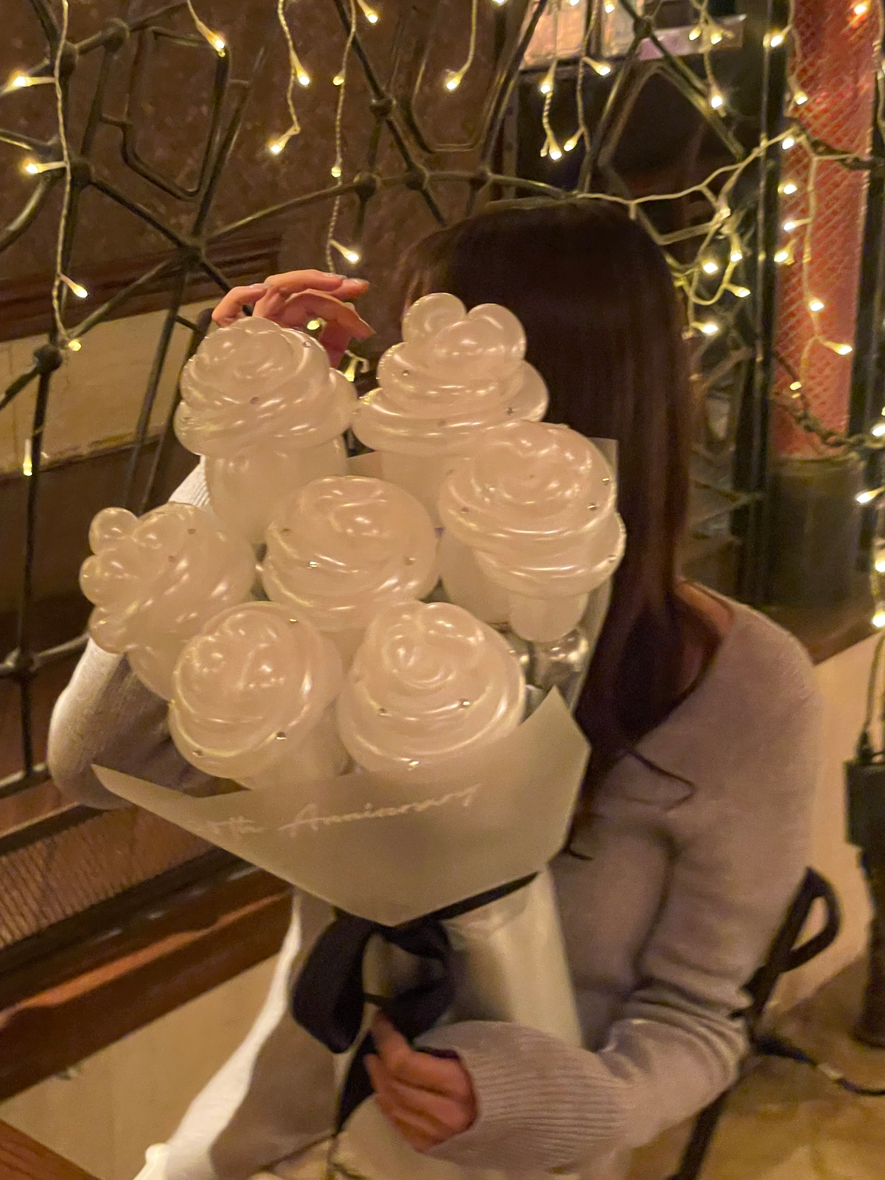 rose balloon bouquet ラインストーン付き【全7色】