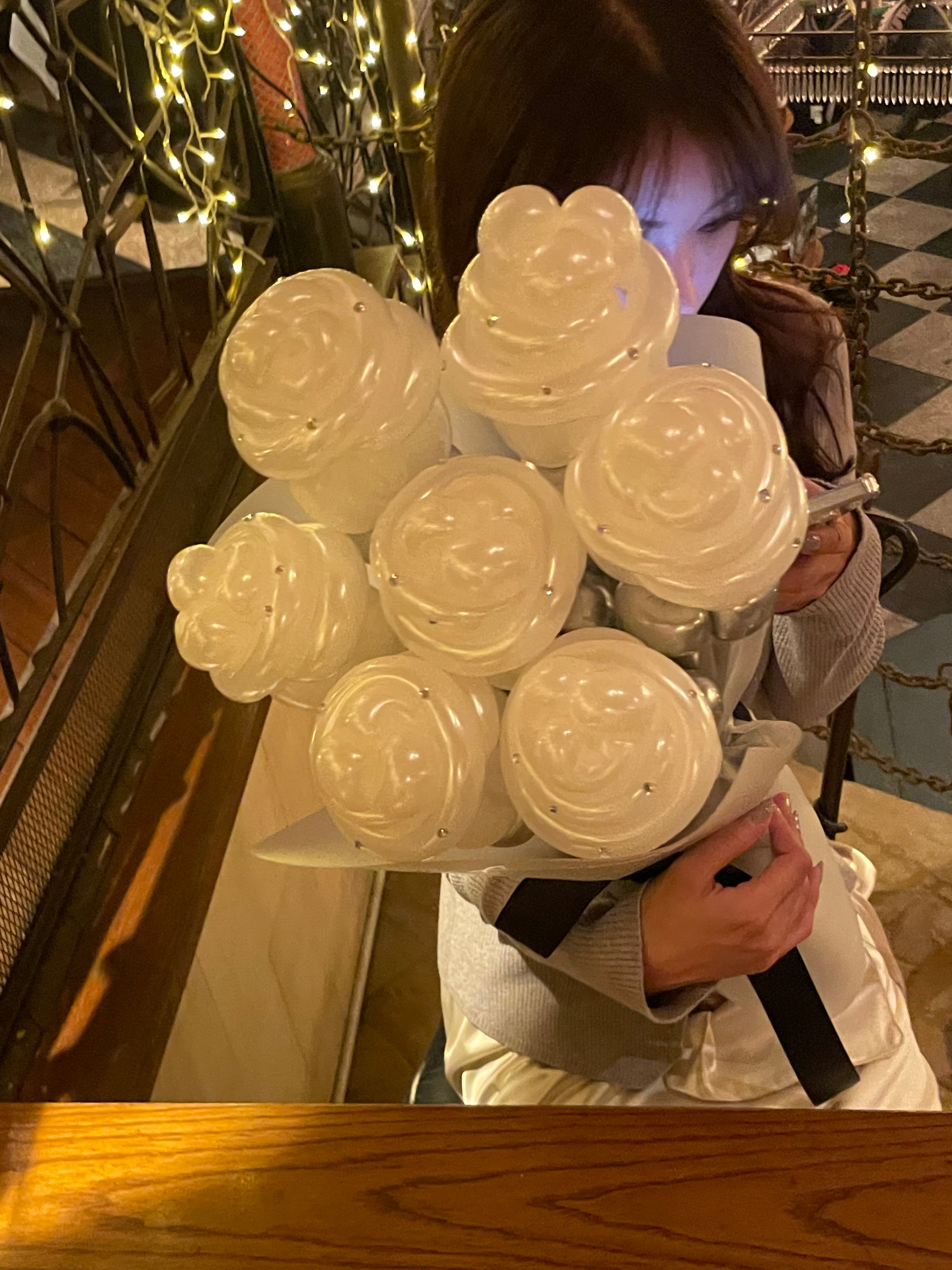 rose balloon bouquet ラインストーン付き【全7色】