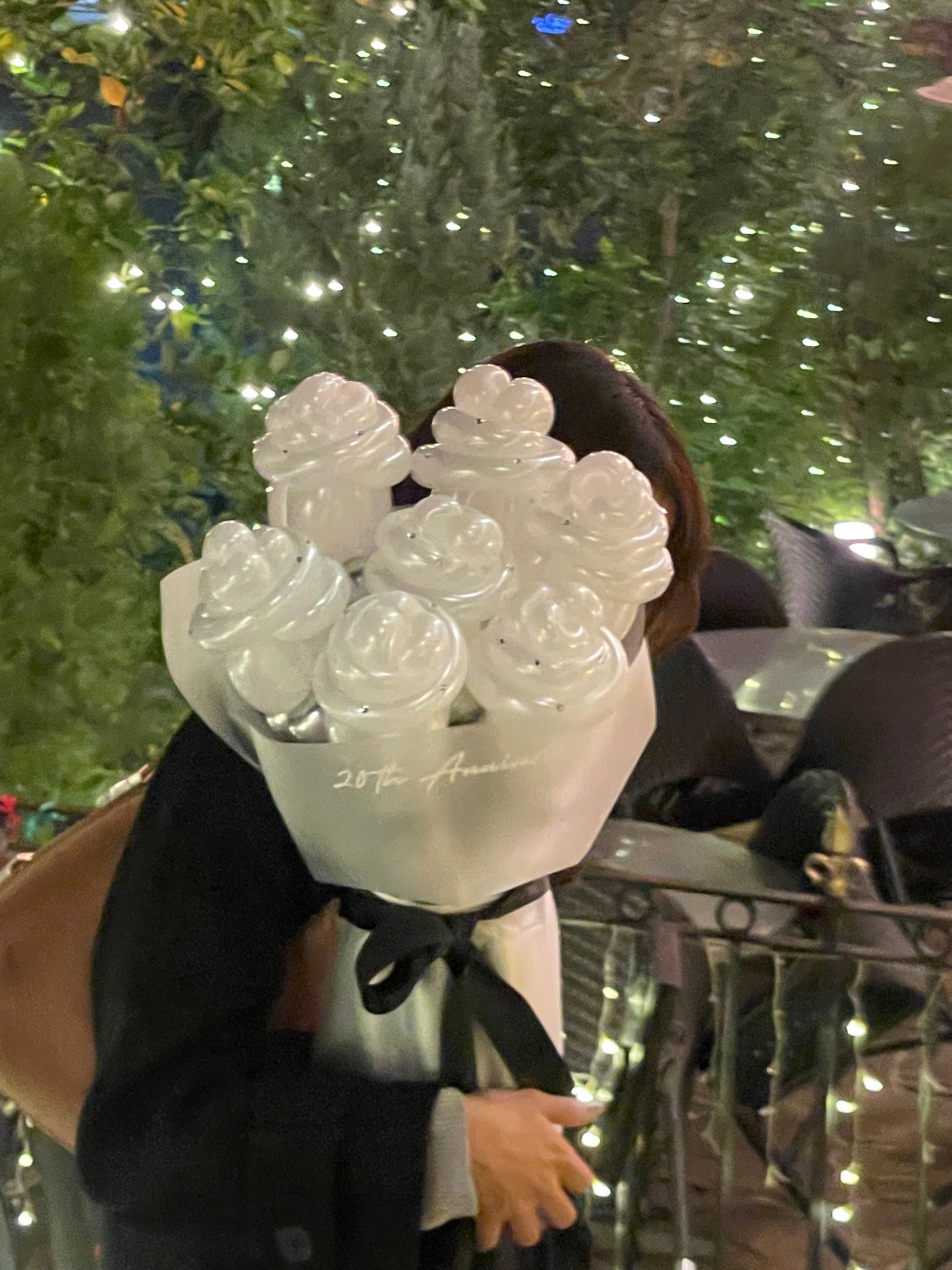 rose balloon bouquet ラインストーン付き【全7色】