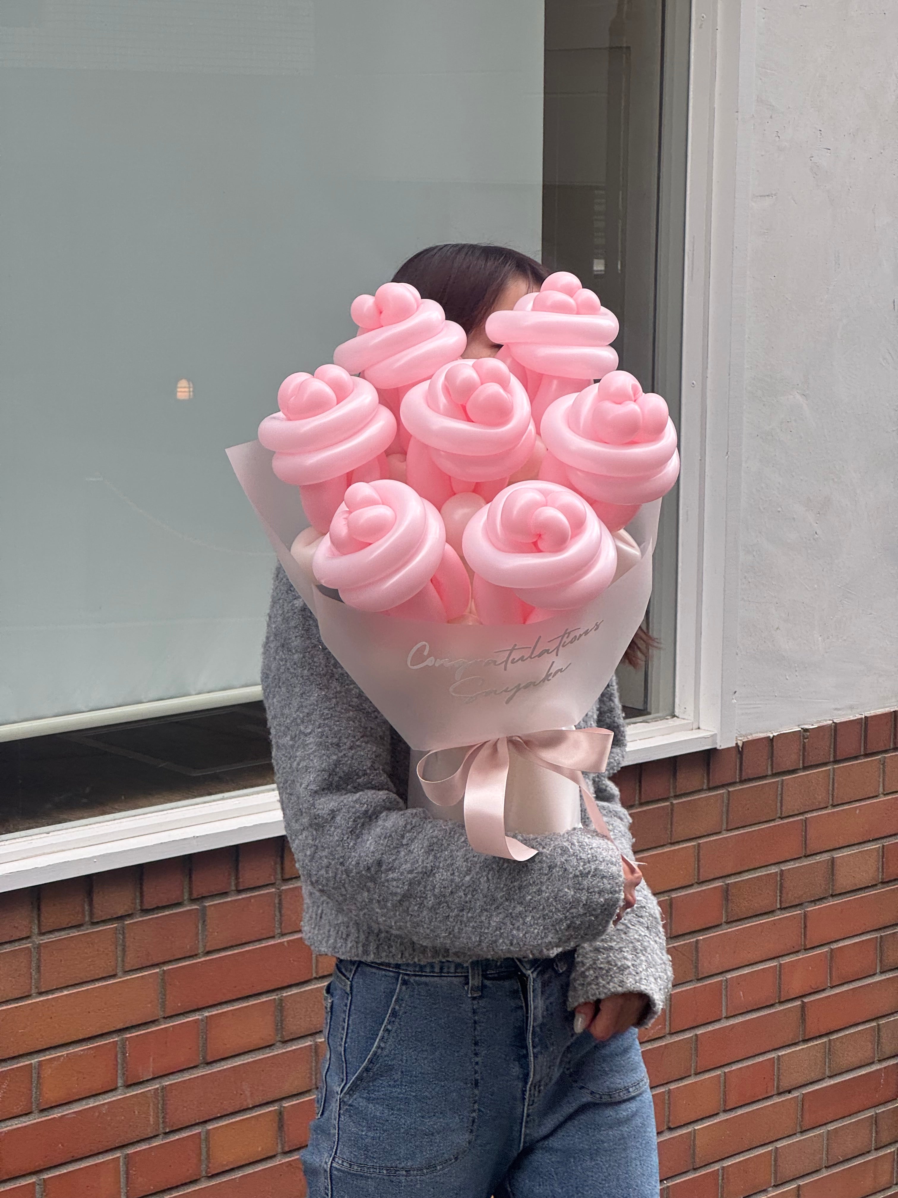 rose balloon bouquet 【全7色】