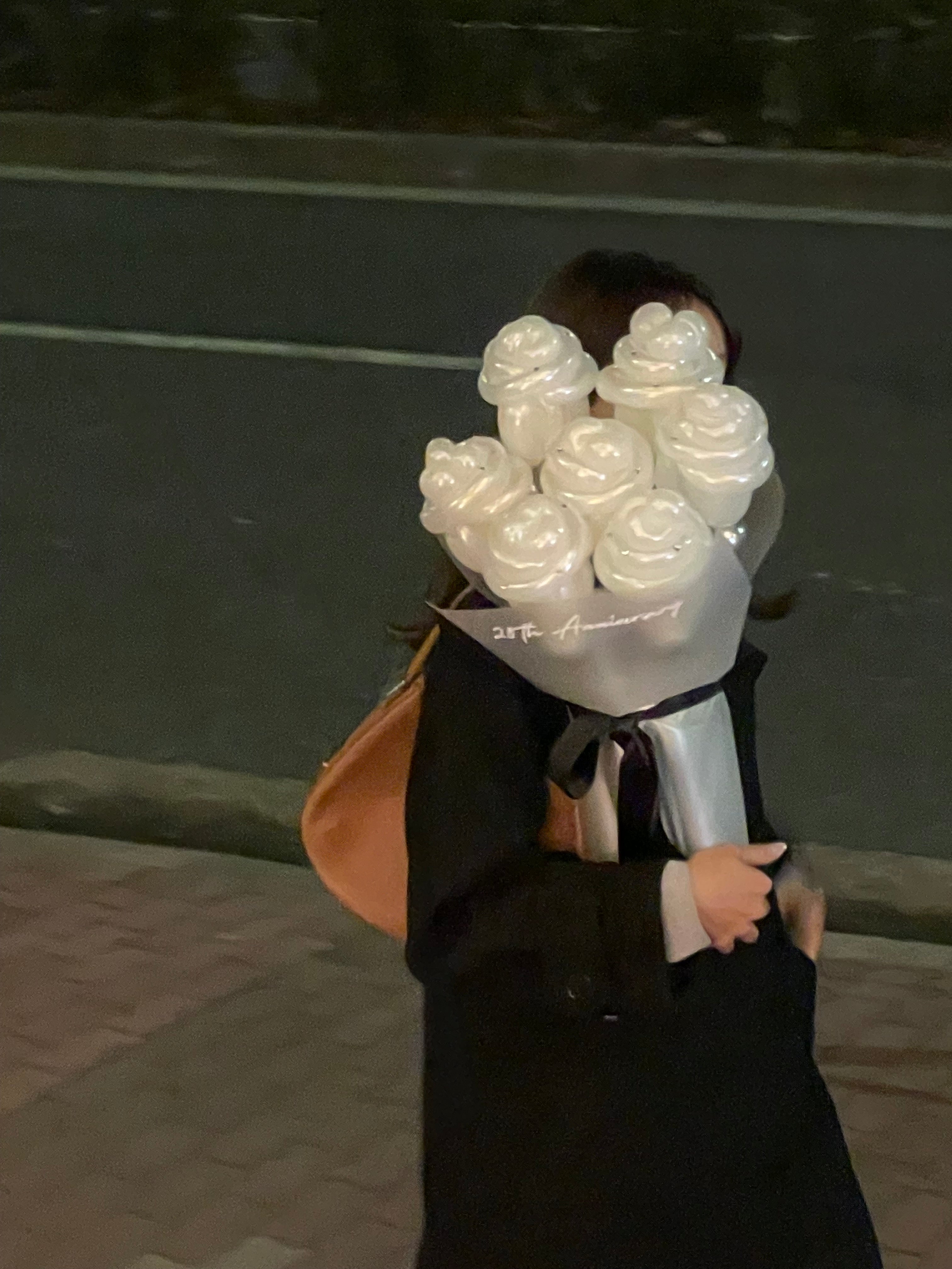 rose balloon bouquet ラインストーン付き【全7色】