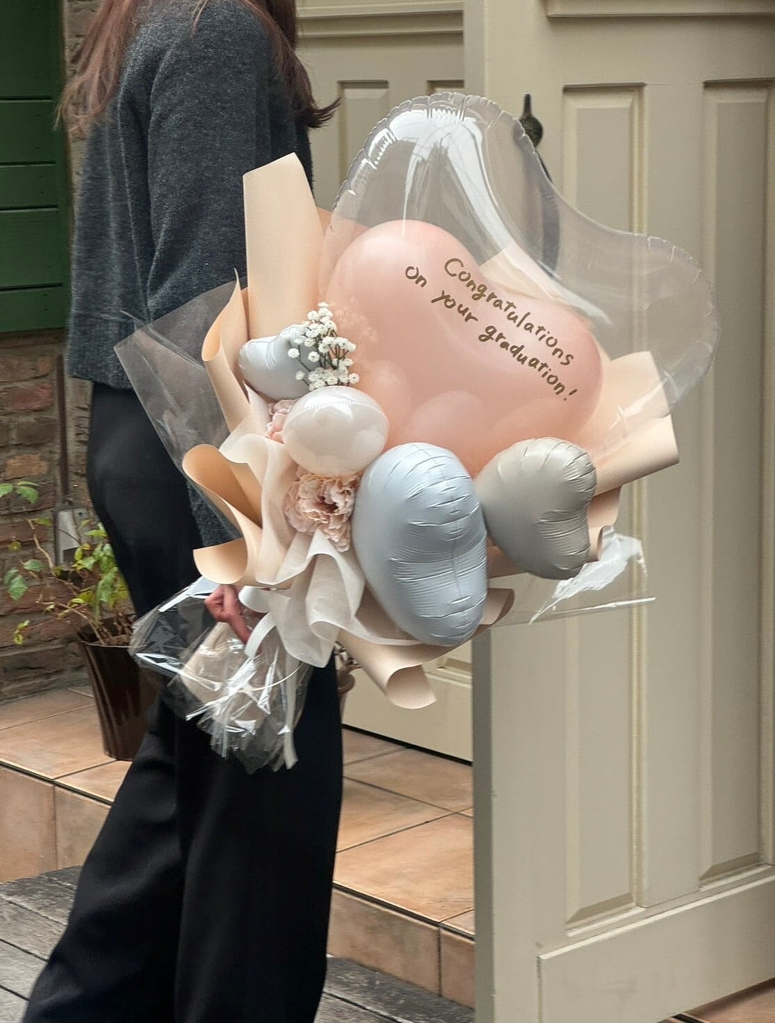 belle heart balloon bouquet 【全6色】