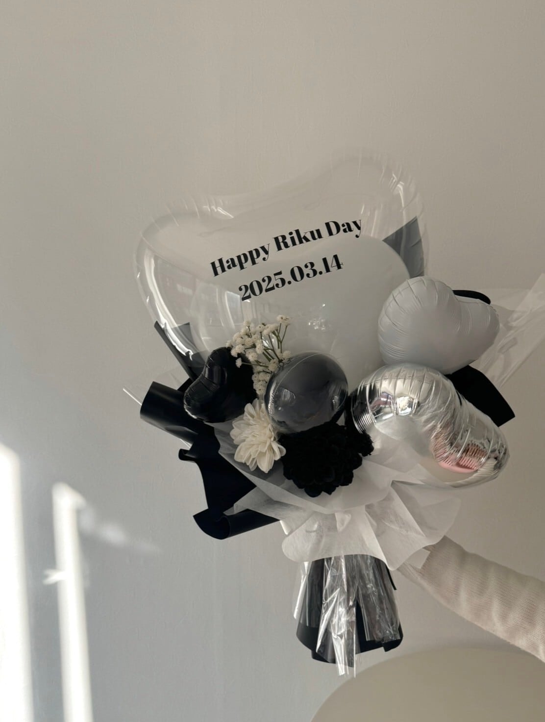 belle heart balloon bouquet 【全6色】
